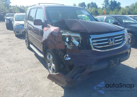 2015 Honda Pilot Ex-L из США, поврежденный, VIN 5FNYF4H53FB044691